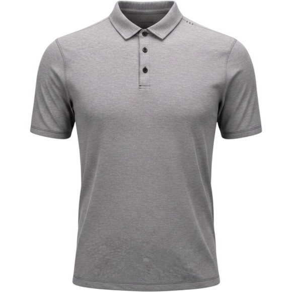 Lululemon Other - Lululemon Mens XL Heathered Purple Gray Short Sleeve Polo Shirt Stretch Athletic
